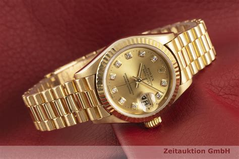 rolex frauen armbanduhr daydate quarz|Rolex lady Datejust gold.